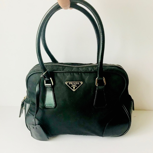 Prada Handbags - Prada Black Leather Mini Bag